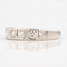 Vintage 18ct White Gold Diamond Half Eternity Ring - Friar House