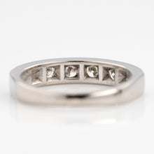 Vintage 18ct White Gold Diamond Half Eternity Ring - Friar House