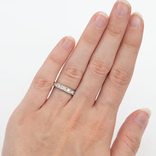 Vintage 18ct White Gold Diamond Half Eternity Ring - Friar House