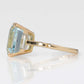 Vintage 18ct Yellow Gold 11 Carat Aquamarine and Diamond Ring - Friar House
