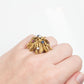 Vintage 18ct Yellow Gold 'Alan Martin Gard' Diamond, Ruby and Sapphire Ring - Friar House