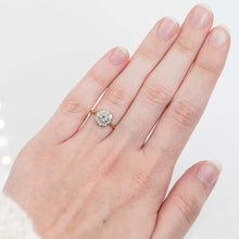 Vintage 18ct Yellow Gold Diamond Cluster Ring - Friar House