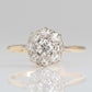 Vintage 18ct Yellow Gold Diamond Cluster Ring - Friar House