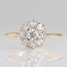Vintage 18ct Yellow Gold Diamond Cluster Ring - Friar House