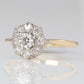Vintage 18ct Yellow Gold Diamond Cluster Ring - Friar House