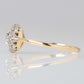 Vintage 18ct Yellow Gold Diamond Cluster Ring - Friar House