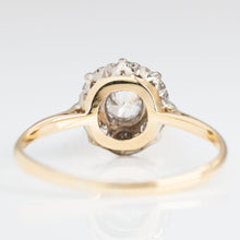Vintage 18ct Yellow Gold Diamond Cluster Ring - Friar House