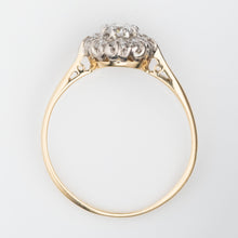 Vintage 18ct Yellow Gold Diamond Cluster Ring - Friar House