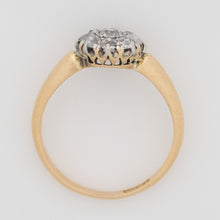 Vintage 18ct Yellow Gold Diamond Cluster Ring - Friar House