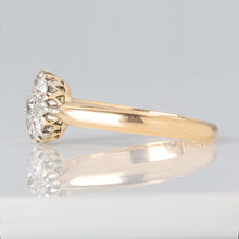 Vintage 18ct Yellow Gold Diamond Cluster Ring - Friar House