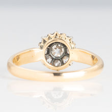 Vintage 18ct Yellow Gold Diamond Cluster Ring - Friar House