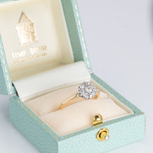 Vintage 18ct Yellow Gold Diamond Cluster Ring - Friar House