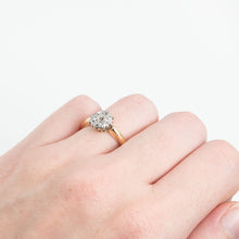Vintage 18ct Yellow Gold Diamond Cluster Ring - Friar House