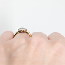 Vintage 18ct Yellow Gold Diamond Cluster Ring - Friar House