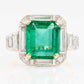 Vintage 18ct Yellow Gold Emerald Cluster Ring - Friar House
