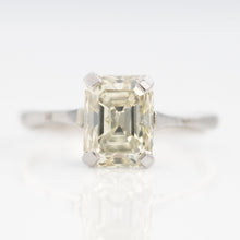 Vintage Platinum 2 carat Diamond Solitaire Engagement Ring - Friar House