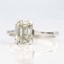 Vintage Platinum 2 carat Diamond Solitaire Engagement Ring - Friar House