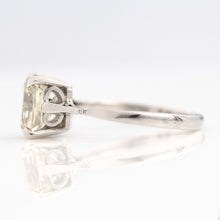 Vintage Platinum 2 carat Diamond Solitaire Engagement Ring - Friar House