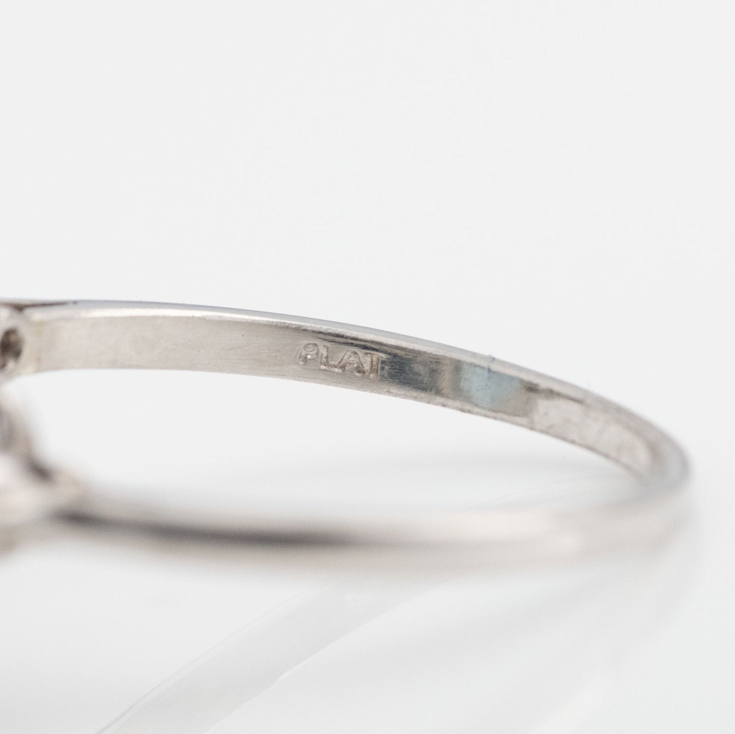 Vintage Platinum 6 Carat Aquamarine Ring - Friar House Antique Jewellery