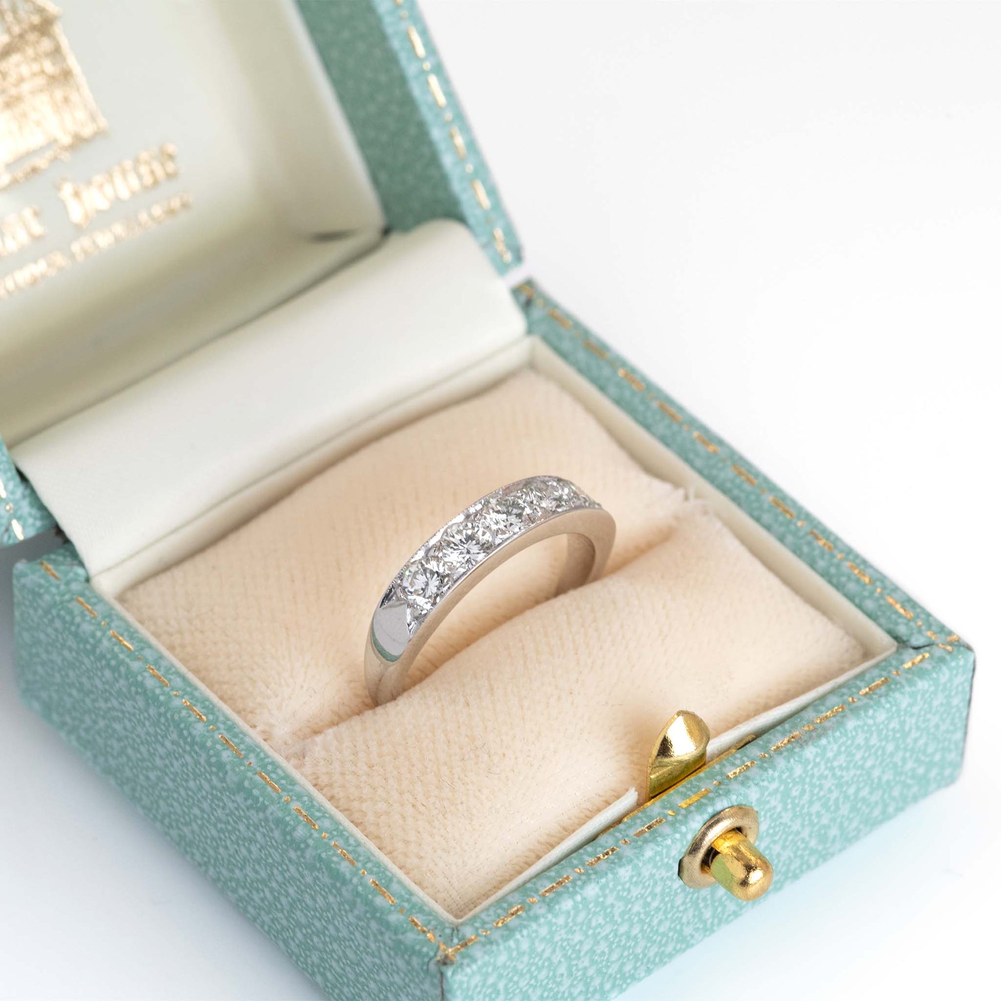 Vintage Platinum Diamond Five Stone Ring - Friar House
