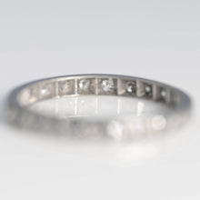 Vintage Platinum Diamond Full Eternity Ring Size L 1/2 - Friar House