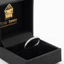 Vintage Platinum Diamond Full Eternity Ring Size L 1/2 - Friar House