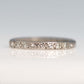 Vintage Platinum Diamond Full Eternity Ring Size L 1/2 - Friar House