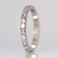 Vintage Platinum Diamond Full Eternity Ring Size L 1/2 - Friar House