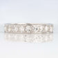 Vintage Platinum Diamond Full Set Eternity Ring, Size K - Friar House