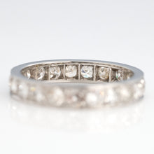 Vintage Platinum Diamond Full Set Eternity Ring, Size K - Friar House