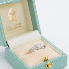 Vintage Platinum Diamond Full Set Eternity Ring, Size K - Friar House
