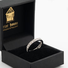 Vintage Platinum Diamond Full Set Eternity Ring Size M 1/2 - Friar House