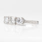 Vintage Platinum Diamond Three Stone Ring - Friar House