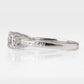 Vintage Platinum Diamond Three Stone Ring - Friar House