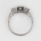 Vintage Platinum Diamond Three Stone Ring - Friar House