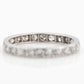 Vintage Platinum Full Set Diamond Eternity Ring Size I 1/2 - Friar House