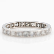 Vintage Platinum Full Set Diamond Eternity Ring Size I 1/2 - Friar House