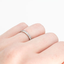 Vintage Platinum Full Set Diamond Eternity Ring Size I 1/2 - Friar House