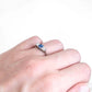 Vintage Platinum Sapphire And Diamond Three Stone Ring - Friar House