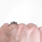 Vintage Platinum Sapphire And Diamond Three Stone Ring - Friar House