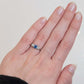Vintage Platinum Sapphire And Diamond Three Stone Ring - Friar House