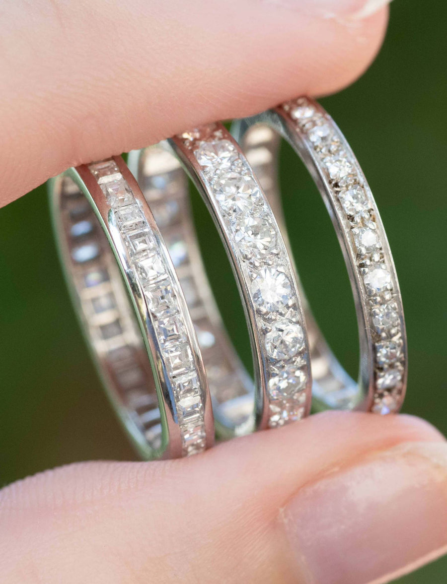 Antique Eternity Rings