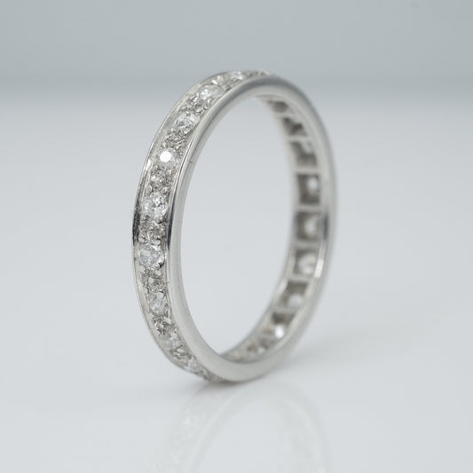 A Classic Vintage Full Set Diamond Eternity Ring - Friar House