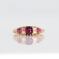 A Lovely Edwardian Ruby and Diamond Seven Stone Ring - Friar House