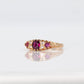 A Lovely Edwardian Ruby and Diamond Seven Stone Ring - Friar House