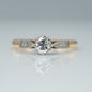 An Elegant Art Deco 18 Carat Yellow Gold Diamond Solitaire Ring - Friar House