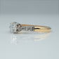 An Elegant Art Deco 18 Carat Yellow Gold Diamond Solitaire Ring - Friar House