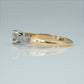 An Elegant Art Deco 18 Carat Yellow Gold Diamond Solitaire Ring - Friar House