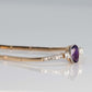 Art Deco 14ct Yellow Gold 1.50 Carat Amethyst and Diamond Bracelet - Friar House