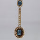 Art Deco 15ct Rose Gold Sapphire and Diamond Pendant - Friar House